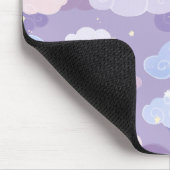 Tapis De Souris Whimsical Pastel Clouds et étoiles Motif (Coin)