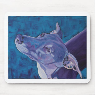 Tapis De Souris Whippet bleu