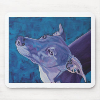 Tapis De Souris Whippet bleu