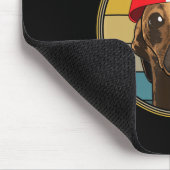 Tapis De Souris Whippet Good Funny 80s Music Chien Design (Coin)