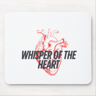 Tapis De Souris Whisper of the Heart - Élégant minimaliste