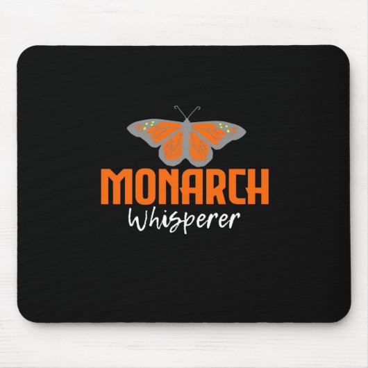 Tapis De Souris Whisperer à papillon monarque (Devant)