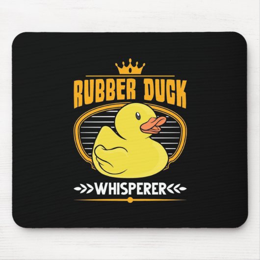 Tapis De Souris Whisperer Canards en caoutchouc (Devant)