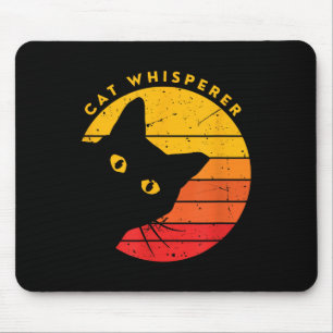Tapis De Souris Whisperer de chat - Drôle Sarcastique Chat Kitten