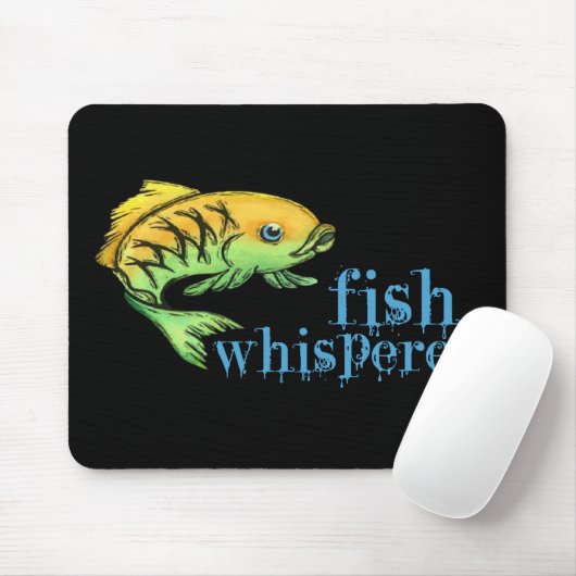 Tapis De Souris Whisperer de poisson (Avec souris)
