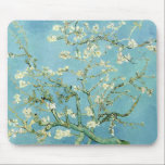 Tapis De Souris White almond blossom by Vincent Van Gogh<br><div class="desc">White almond blossomagainst a bright blue sky in spring time. Oil on canvas by famous Dutch painter Vincent Van Gogh.</div>