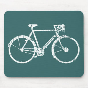 Tapis De Souris white bicycle