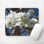 Tapis De Souris White Blossoms II (Avec souris)
