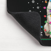 Tapis De Souris White Boxer Dog Ugly Christmas Sweater Funny Xmas  (Coin)
