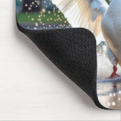 Tapis De Souris White Goose In a Splash Pad (Coin)