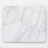 Tapis De Souris White Marble Pattern Boho Chic (Devant)