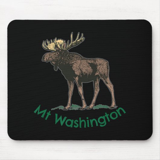 Tapis De Souris White Mountains Mt Washington New Hampshire Moose (Devant)