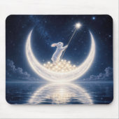 Tapis De Souris White Rabbit Collecting Stars (Devant)