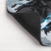 Tapis De Souris White Tiger Samurai Warrior Blue Lightning Gaming (Coin)