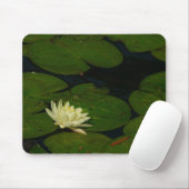 Tapis De Souris White Waterlily I Peaceful (Avec souris)