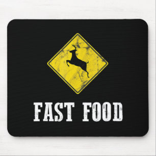 Tapis De Souris Whitetail Buck Fun Deer Chasse Saison Fast Food H
