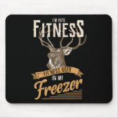 Tapis De Souris Whitetail Buck Fun Deer Chasse Saison Je suis dans (Devant)