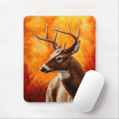 Tapis De Souris Whitetail Deer (Avec souris)