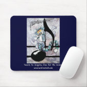 Tapis De Souris "Whompin" BluzKat Mousepad (Avec souris)