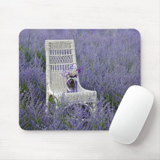 Tapis De Souris Wicker Chair in Purple Russian Sage (Avec souris)