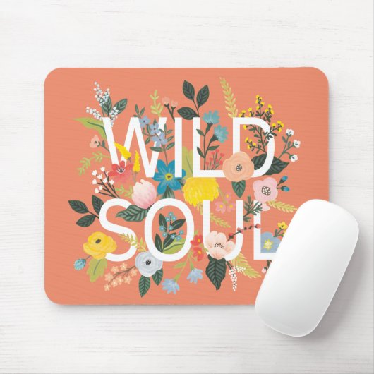 Tapis De Souris Wild Garden, Wild Soul (Avec souris)