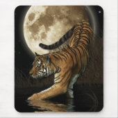 Tapis De Souris WILD TIGER & MOON Mousepad (Devant)