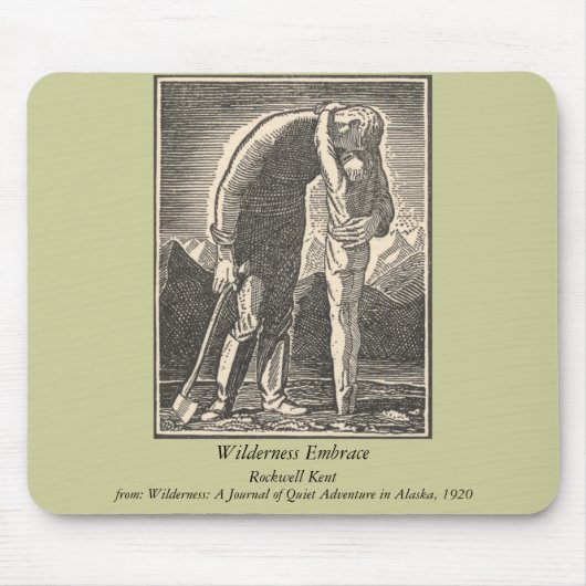 Tapis De Souris Wilderness Embrasser (Devant)