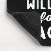 Tapis De Souris Will Run For Tacos - Motivation Fitness Life  (Coin)