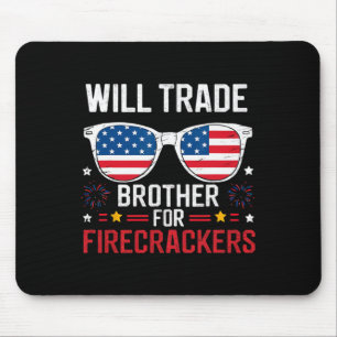 Tapis De Souris Will Trade Brother Pour Les Pétards Drôle 4ème De