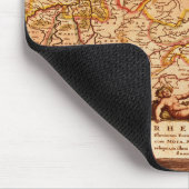 Tapis De Souris Willem Janszoon Blaeu Ancienne carte allemande (Coin)