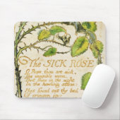 Tapis De Souris William Blake | le rose malade, des chansons (Avec souris)
