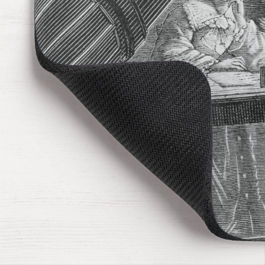 Tapis De Souris William Herschel découvre la planète Uranus (Coin)