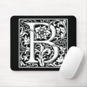 Tapis De Souris William Morris Alphabet "B" (Avec souris)