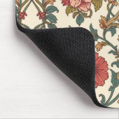 Tapis De Souris William Morris Antique Honeysuckle Floral Pattern (Coin)