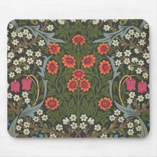 Tapis De Souris William Morris Blackthorn Garden Flower Classic (Devant)