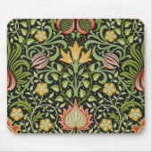 Tapis De Souris William Morris Conception botanique florale persan (Devant)
