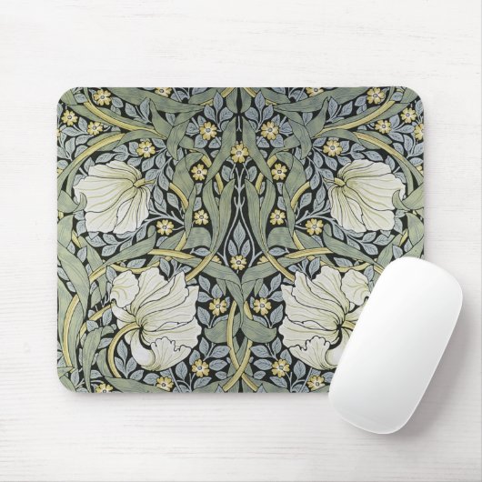 Tapis De Souris William Morris - Design Motif Pimpernel (Avec souris)