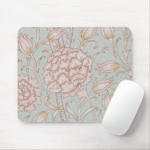 William Morris, Élégante Tulipes Roses Sauvages Bl