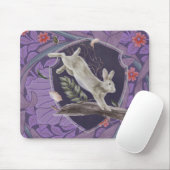 Tapis De Souris William Morris Forest Rabbit Floral Art Nouveau (Avec souris)