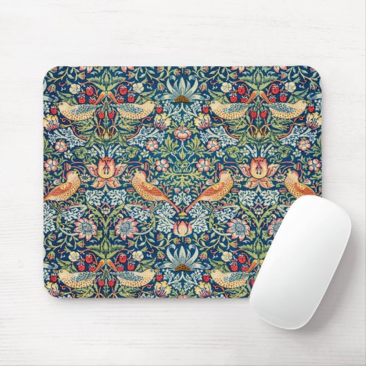 Tapis De Souris William Morris fraise (Avec souris)