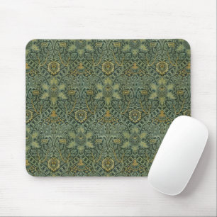 Tapis De Souris William Morris Ispahan Vert sarcelle Floral Art