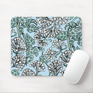 Tapis De Souris William Morris Jasmine et Motif Feuille