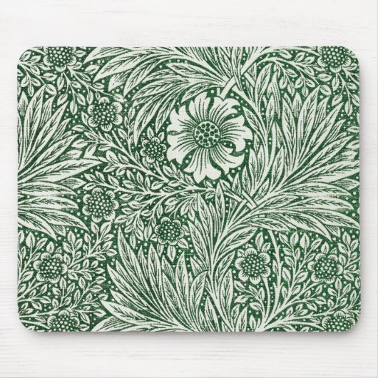 Tapis De Souris william morris marigold fleurs vertes (Devant)