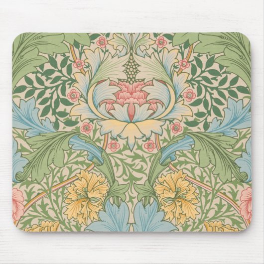 Tapis De Souris William Morris Myrtle Fleur Floral Botanique (Devant)