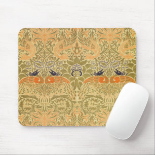 Tapis De Souris William Morris Paon Dragon Arts et Métiers Vintage