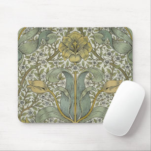 Tapis De Souris William Morris Printemps Fourré Jaune Art Floral