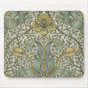 Tapis De Souris William Morris Printemps Fourré Jaune Art Floral