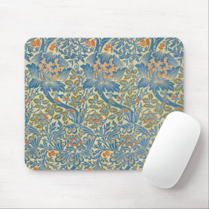 Tapis De Souris William Morris Rose & Chardon Floral Bleu