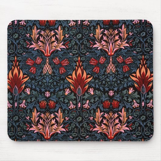 Tapis De Souris William Morris Snakeshead Dark Motif (Devant)