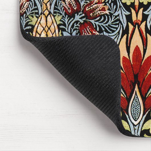 Tapis De Souris William Morris Snakeshead Floral Pattern (Coin)